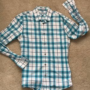 Express Extra Slim Fit Button Down Men Size Medium